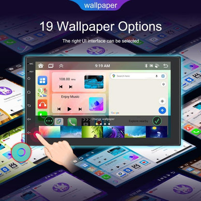 Universal Wireless Carplay Car Navigation Center - 13.0 Monitor - Standard + Ahd Camera 7Inch