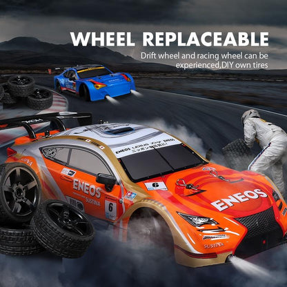 1 16 4wd Drift Rc Toy Car - 2.4g - Compact Design - Black Red