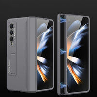 For Samsung Galaxy Z Fold4 5G Foldable Magnetic Hinged Case - Grey