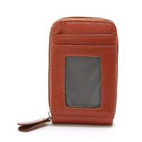 Woven Mini Coin Purse For Ladies Student Id & Card Holder - Navy Blue