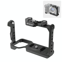 Camera Cage With Nota Slider - Metal Stabilizer Rig Black for Sony Ilme-Fx30 / Fx3