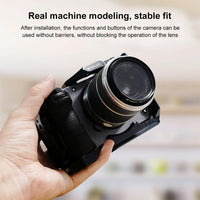 Camera Cage With Nota Slider - Metal Stabilizer Rig Black for Sony Ilme-Fx30 / Fx3