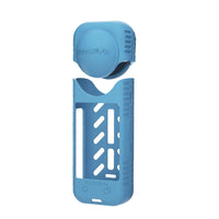 Silicone Shockproof Case and Lens Cover for Insta360 X4 by Sunnylife - Blue - Lens Body Cover Kit