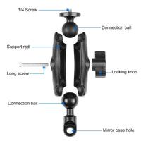 Universal Motorcycle Camera Mount for Gopro and Action Cams