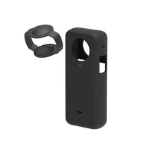 Silicone Protective Case with Lens Cover for Insta360 X3 - Black