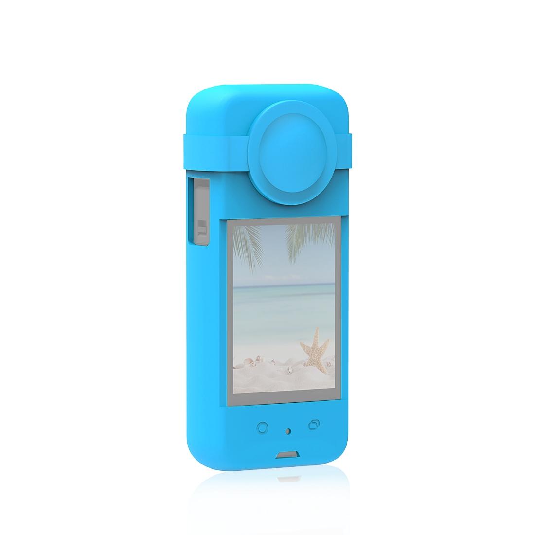 Silicone Protective Case with Lens Cover for Insta360 X3 - Black