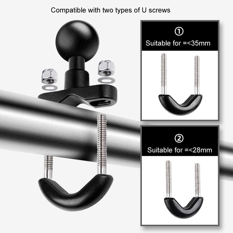 Motorcycle Handlebar Mount for Gopro with Tripod Adapter - 9cm Rod and Screw