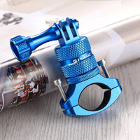 Universal Bike Handlebar Mount for Action Cameras - 360 Degree Rotation - Pu223B