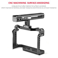 Video Camera Cage Stabilizer With Handle for Canon R5 / R6