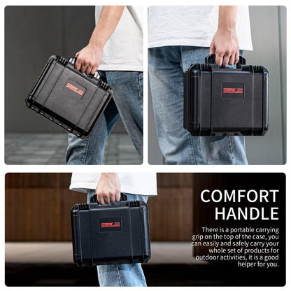 Waterproof Dual-layer Storage Box for Insta360 X4 Startrc - Black