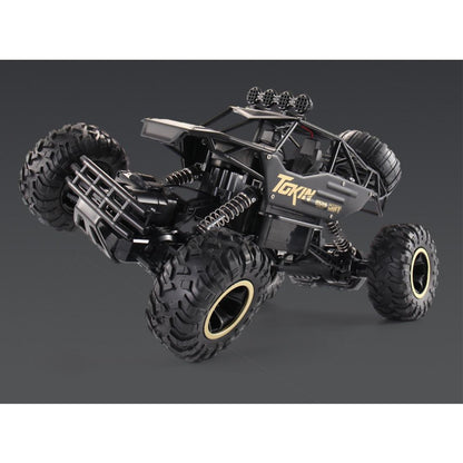 37cm Remote Control Bigfoot Climbing Car - 1 12 Alloy 4wd Cross-country Toy - Black