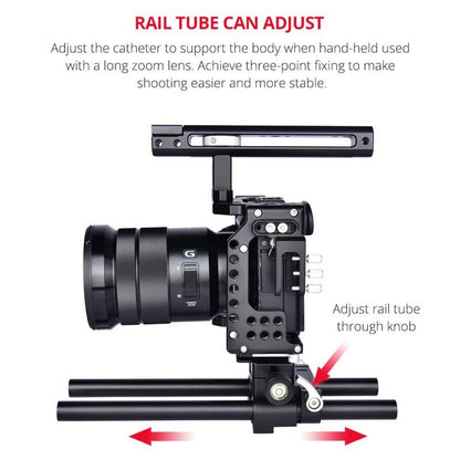 Sony A7 Camera Cage Stabilizer For Video - Black