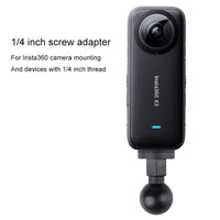 Universal 25mm Ball Head Adapter for 1 / 4 Screws