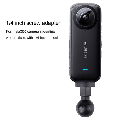 Universal 25mm Ball Head Adapter for 1 / 4 Screws