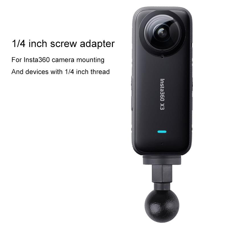 Universal 25mm Ball Head Adapter for 1 / 4 Screws