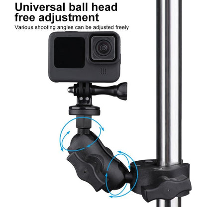 Adjustable 360 Bike Handlebar Mount With Phone Clamp