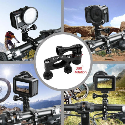 Universal Bike Handlebar Mount For Gopro Hero12 - 360 Degree Rotation