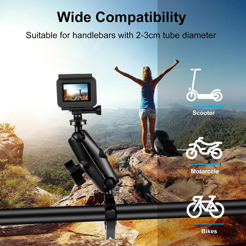 Quick Release Handlebar Mount for Action Cameras