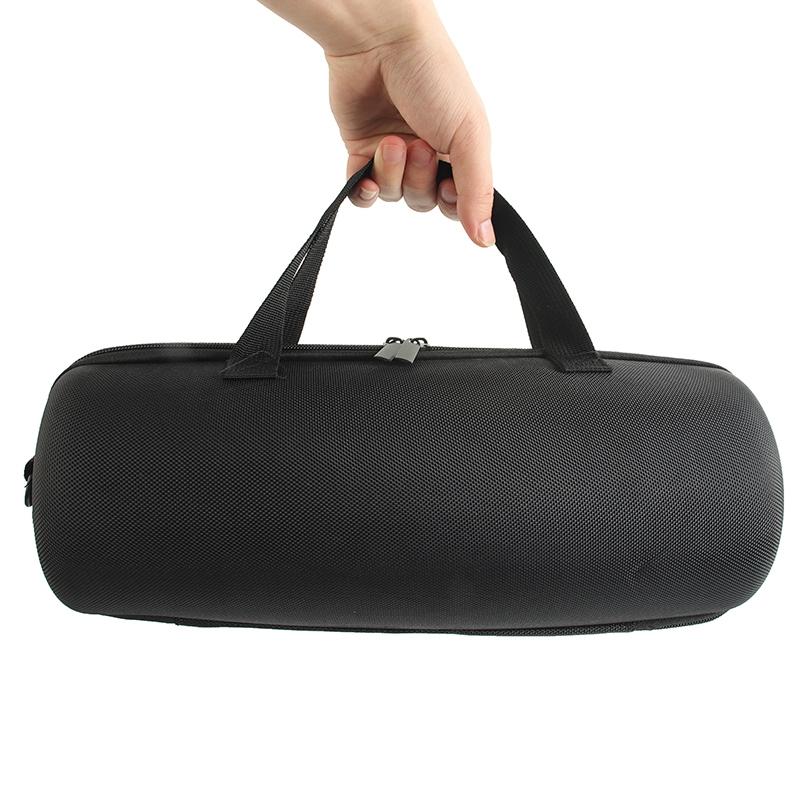 Protective Cover for Jbl Charge 5 Speaker with Strap & Carabiner - Black