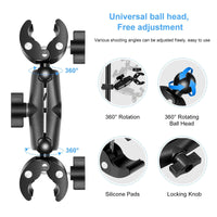 Dualheads Crab Clamp Handlebar Mount for Action Cameras