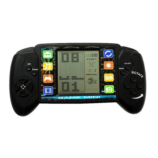 Kids Handheld Game Console With Large Screen - Electronic Toy - Black