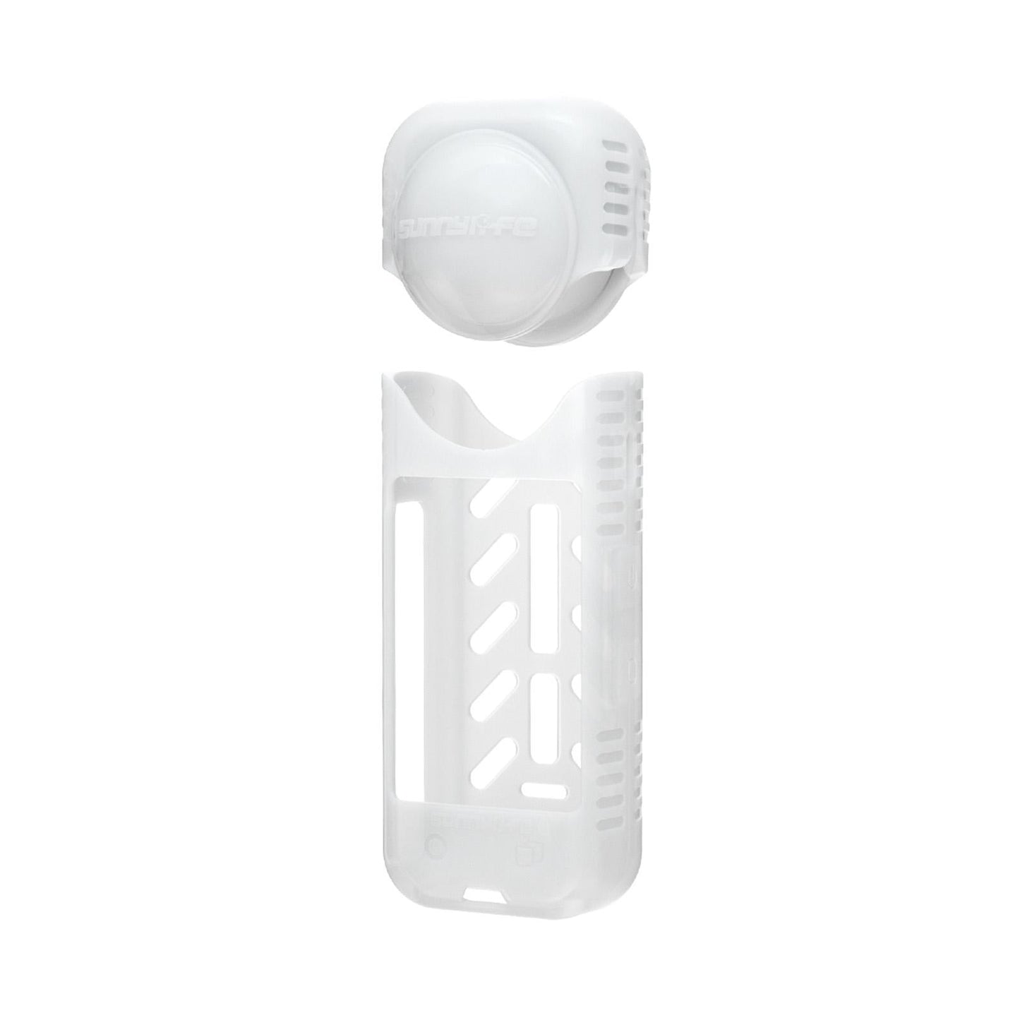 Silicone Shockproof Case and Lens Cover for Insta360 X4 by Sunnylife - Transparent - Lens Cover