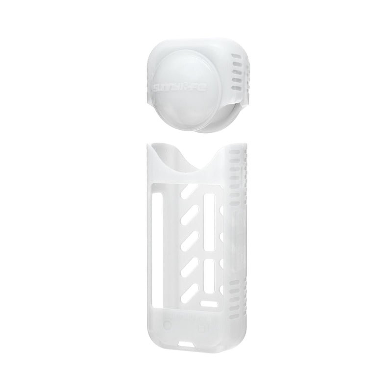 Silicone Shockproof Case and Lens Cover for Insta360 X4 by Sunnylife - Transparent - Lens Cover