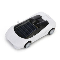 3-piece Solar Mini Car Racer Toy for Kids - Powered by the Sun - White