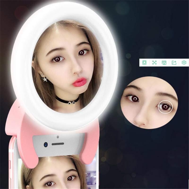 Portable Handheld Live Light for Mobile Self-timer - Yellow