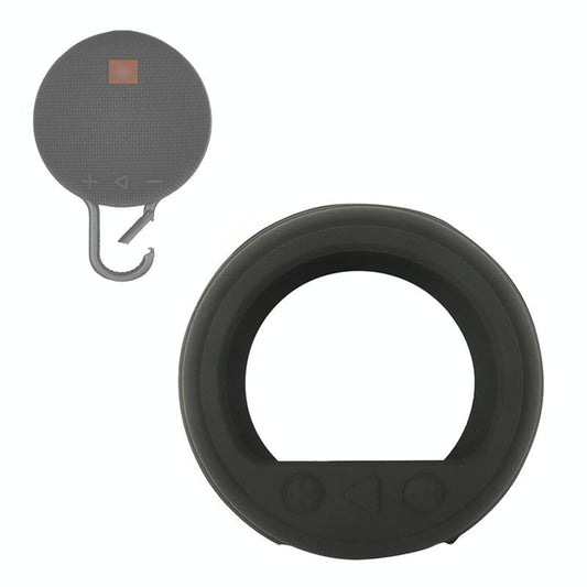Soft Silicone Protective Cover for Jbl Clip 3 Bluetooth Speaker - Black