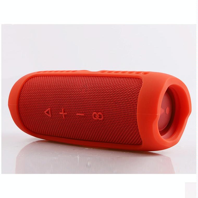 Eco-friendly Silicone Case for Jbl Flip 5 Bluetooth Speaker - Navy Blue