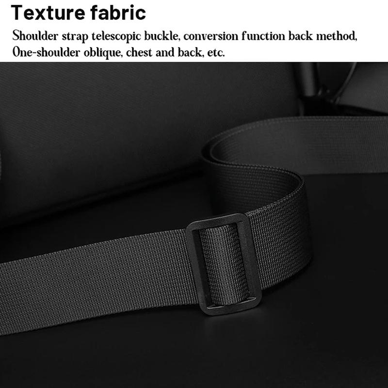 Functional Men Chest Bag Versatile Messenger Bag For Everyday Use - Camouflage