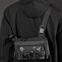 Functional Men Chest Bag Versatile Messenger Bag For Everyday Use - Camouflage