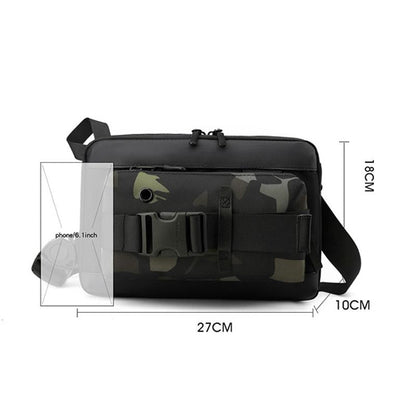 Functional Men Chest Bag Versatile Messenger Bag For Everyday Use - Camouflage