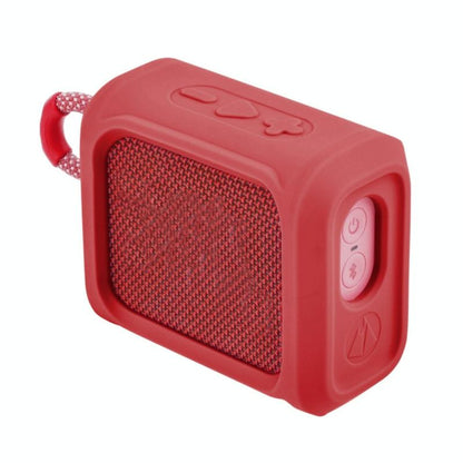 Portable Silicone Speaker Cover with Strap for Jbl Go3 - Pink Blue
