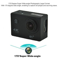 Waterproof 4k Action Camera for Cycling and Diving - Pink