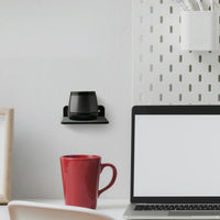 Wall-mounted Bluetooth Speaker Bracket with Phone Charging - Transparent