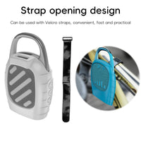 Shockproof Silicone Case for Jbl Clip 5 Bluetooth Speaker - White