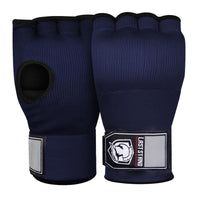 Protective Half Finger Boxing Gloves With Gel Padding And Wrist Support - One Size - Black