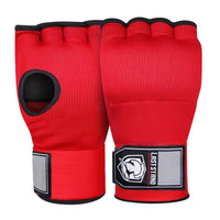 Protective Half Finger Boxing Gloves With Gel Padding And Wrist Support - One Size - Black