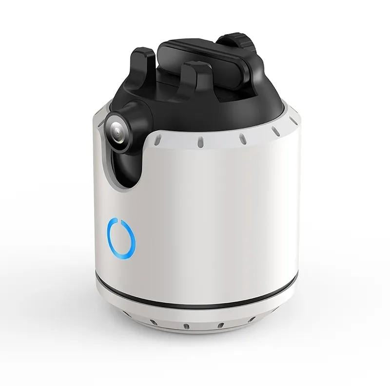 Smart Desktop Ptz with 360 Degree Rotation and Automatic Tracking - Black + White