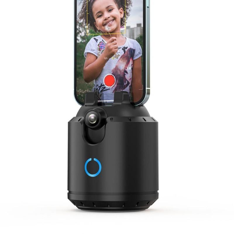 Smart Desktop Ptz with 360 Degree Rotation and Automatic Tracking - Black + White