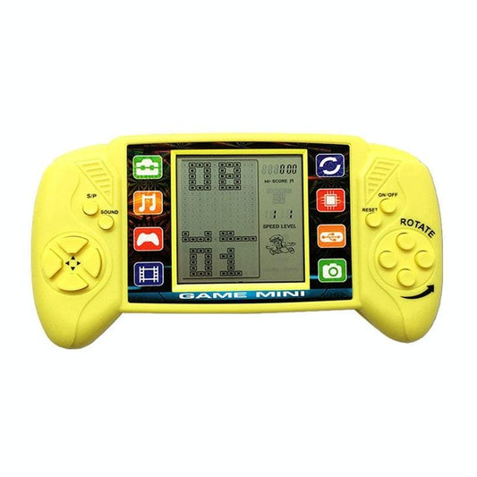 Kids Handheld Game Console With Large Screen - Electronic Toy - Yellow