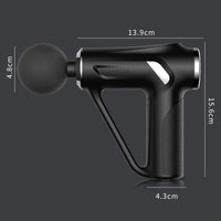 Electric Triangular Fascia Massage Gun - Green Lcd