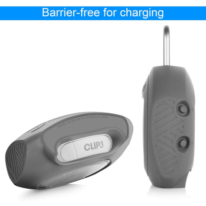 Protective Cover for Jbl Clip 3 Bluetooth Speaker - Anti-fall Silicone Storage - Dark Gray Blue