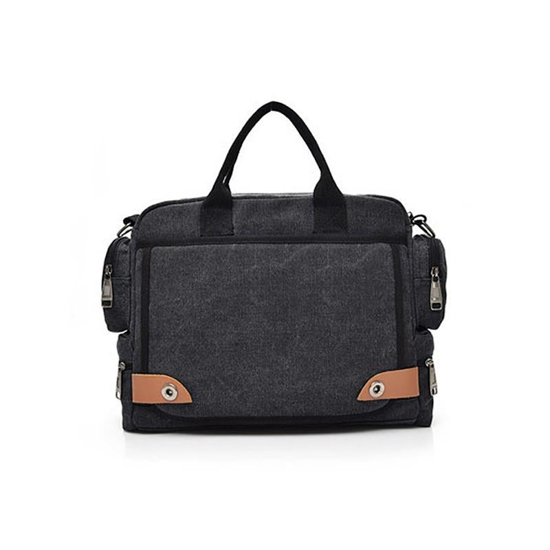 Waterproof Outdoor Laptop Bag Single Shoulder - Mysterious Black