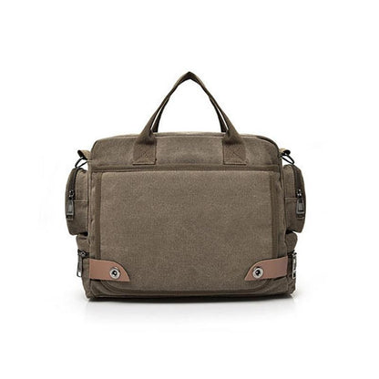 Waterproof Outdoor Laptop Bag Single Shoulder - Mysterious Black