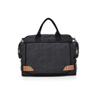 Waterproof Outdoor Laptop Bag Single Shoulder - Mysterious Black