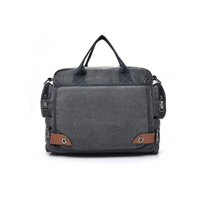 Waterproof Outdoor Laptop Bag Single Shoulder - Mysterious Black