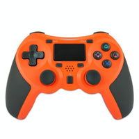 Wireless Bluetooth Game Controller for Ps4 - Rubberized - Orange